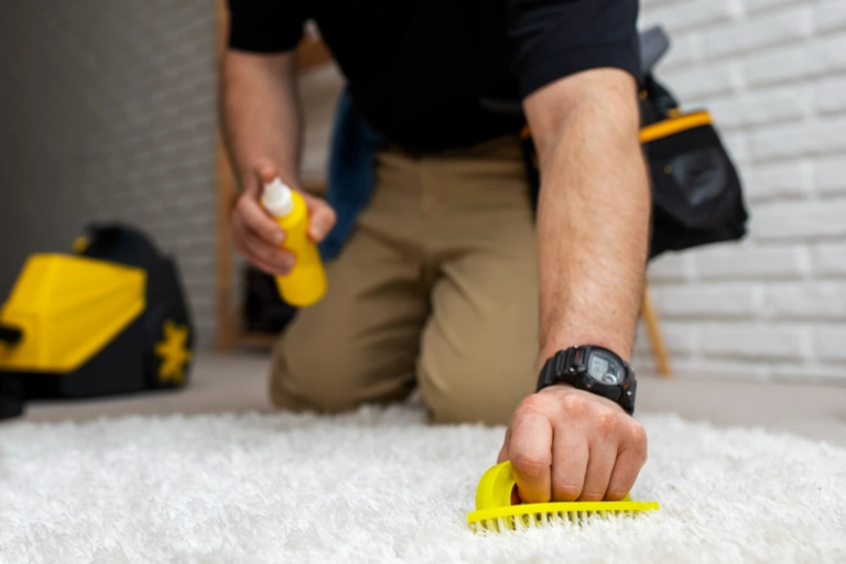 Clean, dry carpet in a Florida home after professional cleaning